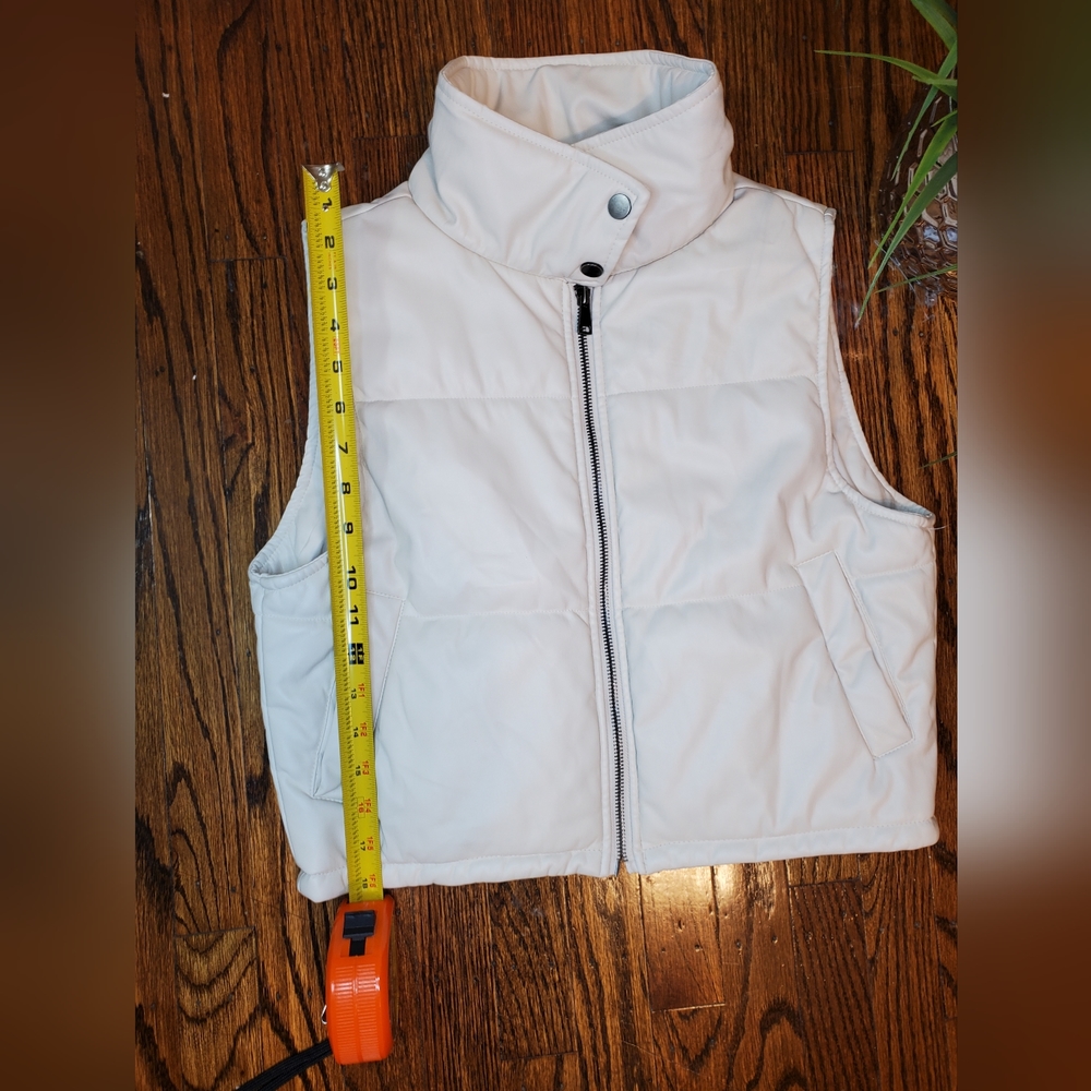 Anthropologie Faux Leather Vest - Picture 8 of 9